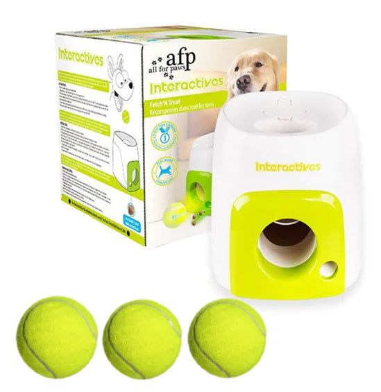 Smart Dog Interactive Feeder with Tennis Ball Reward