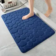 Thin Absorbent Bathroom Rug - Memory Foam Non-slip Mat