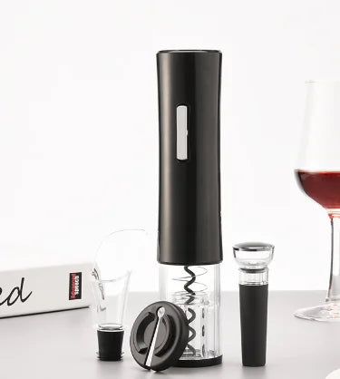 Electric Bottle Opener with Creative Wine Stopper