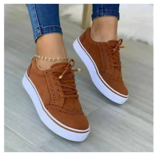 Casual Orthopedic Sneakers with Round Toe Design (One Pair)