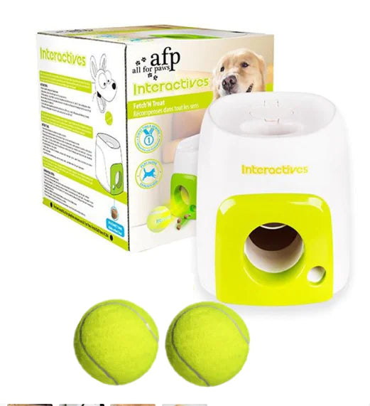 Smart Dog Interactive Feeder with Tennis Ball Reward