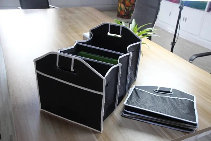 Car Non-Woven Storage Box and Trash Bin (Foldable)