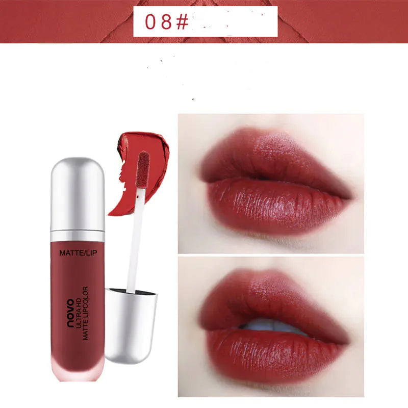 Cream Ice Cream Velvet Matte Lip Lacquer for Students