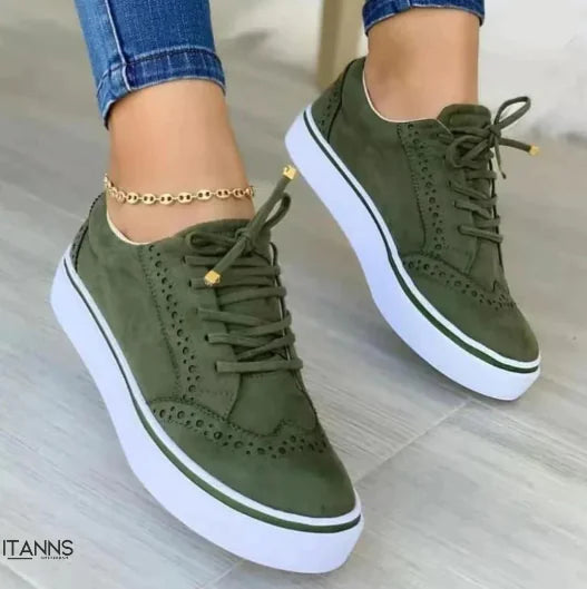 Casual Orthopedic Sneakers with Round Toe Design (One Pair)