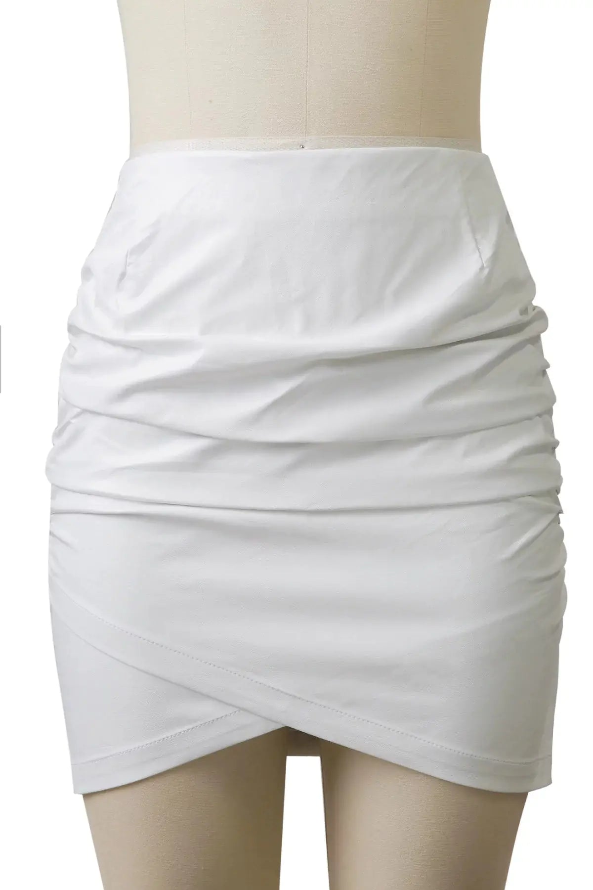 Bodycon Leather Skirt, Midi Skirt, Leather Skirt