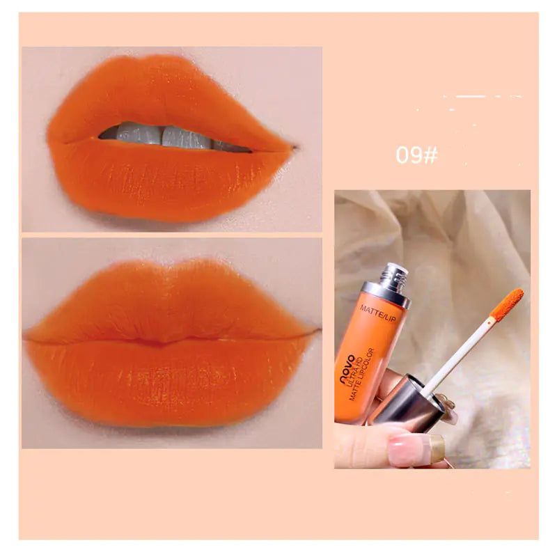Cream Ice Cream Velvet Matte Lip Lacquer for Students