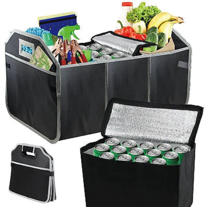 Car Non-Woven Storage Box and Trash Bin (Foldable)