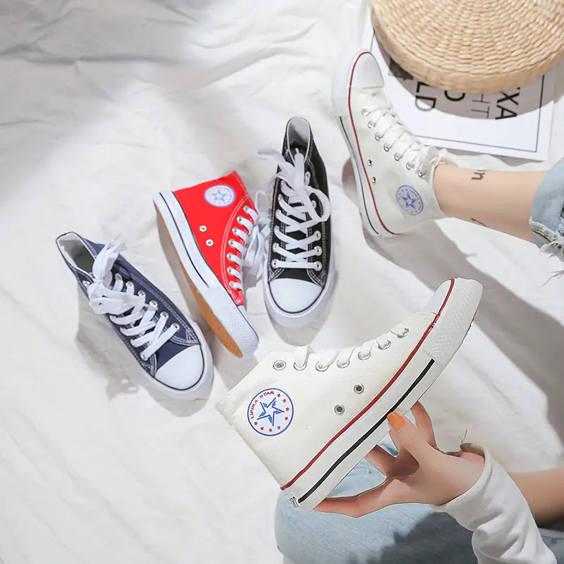 Breathable Unisex Canvas Sneakers for All Seasons