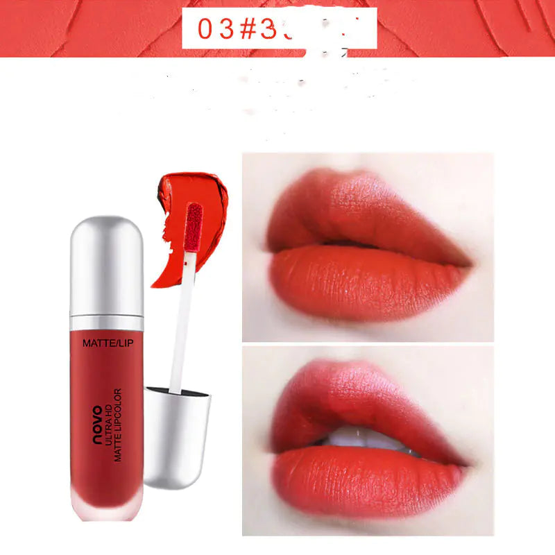 Cream Ice Cream Velvet Matte Lip Lacquer for Students