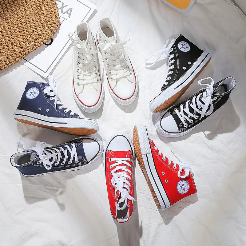 Breathable Unisex Canvas Sneakers for All Seasons