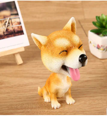 Shaking Dog Car Decor Figurine