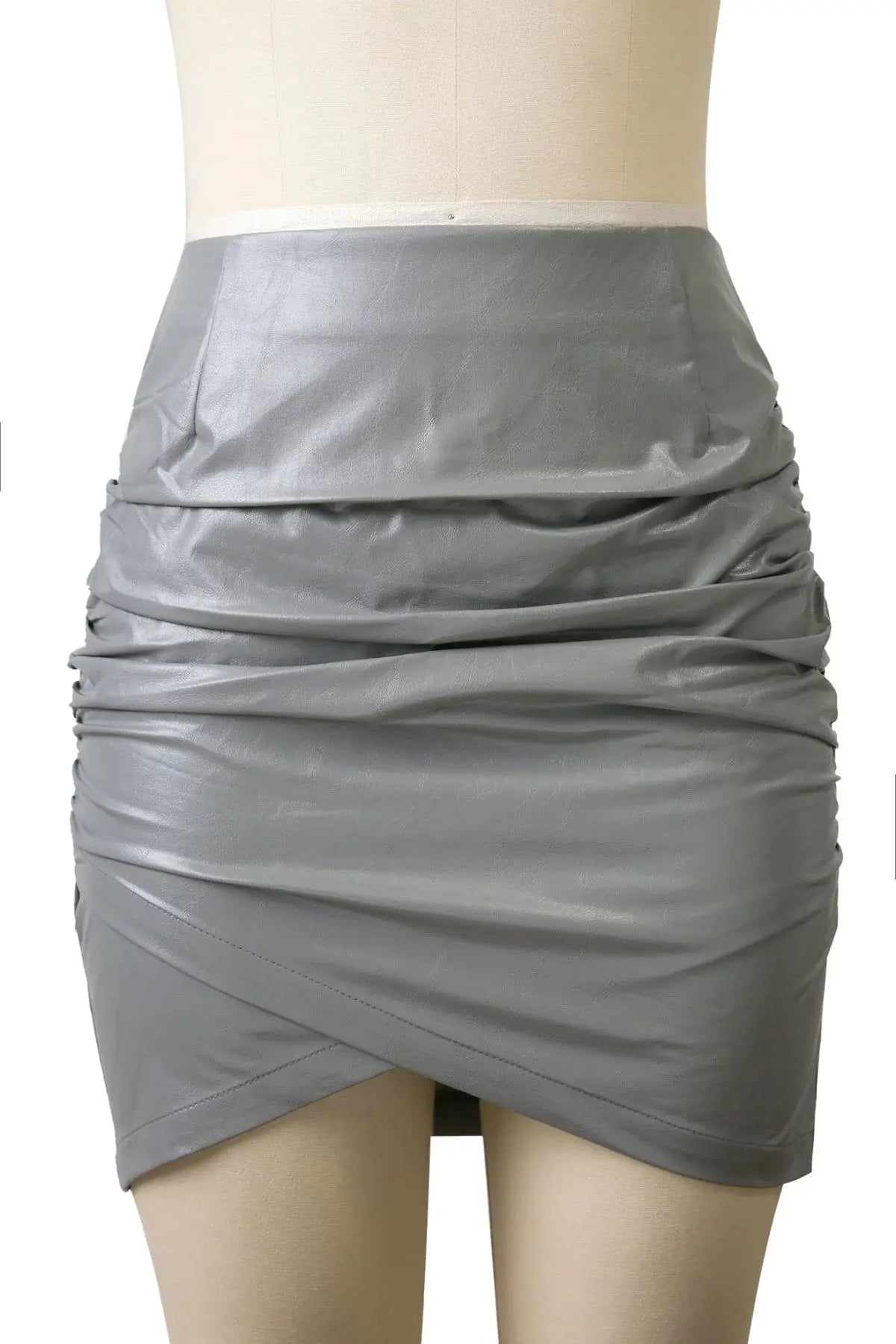 Bodycon Leather Skirt, Midi Skirt, Leather Skirt