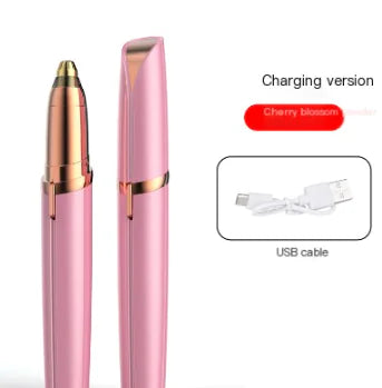 Electric Eyebrow Trimmer and Nose Hair Groomer (Rechargeable)