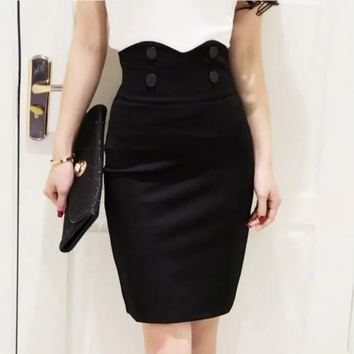 Women's High Waist Stretch Fishtail Skirt
