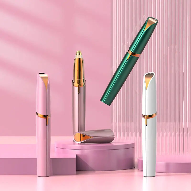 Electric Eyebrow Trimmer and Nose Hair Groomer (Rechargeable)