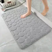 Thin Absorbent Bathroom Rug - Memory Foam Non-slip Mat