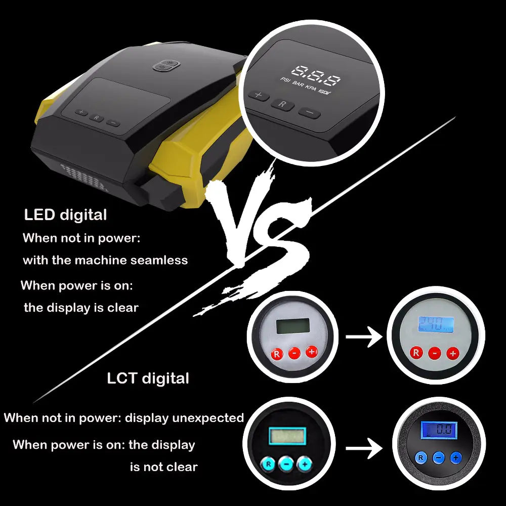 Electric Car Air Pump Inflator Tool