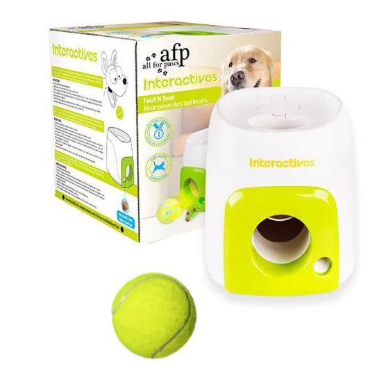 Smart Dog Interactive Feeder with Tennis Ball Reward